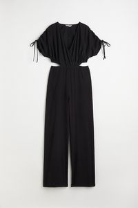 Wrapover jumpsuit offers at 100 Dhs in H&M