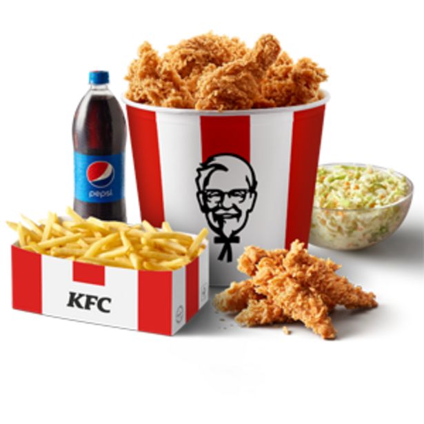 8 pcs super bucket offers at 75 Dhs in KFC