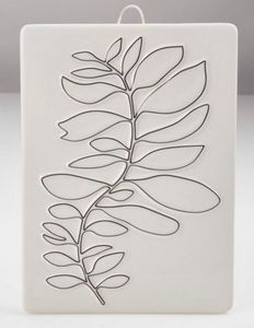 Wall decoration HALLVARD 16x22cm white offers at 19 Dhs in JYSK