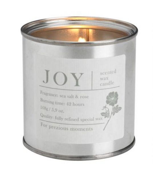 Scented candle JOY D:7xH8cm in can offers at 5 Dhs in JYSK