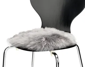 Chair cushion GULLSTJERNE 34 lambskin grey offers at 79 Dhs in JYSK