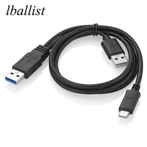 Bochara 2 في 1 USB 3.0 نوع A ذكر إلى USB نوع C 3.1 كابل بيانات ذكر + USB2.0 كابل الطاقة Y الخائن ل HDD offers at 11,38 Dhs in Aliexpress