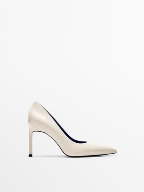 Leather High-Heel Shoes - Studio offers at 699 Dhs in Massimo Dutti