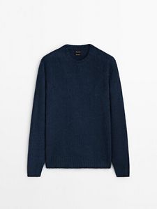 Wool Blend Lettuce Edge Knit Sweater offers at 429 Dhs in Massimo Dutti