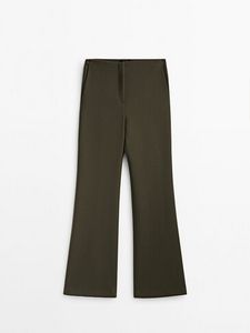 Flared Suit Trousers With Split Hems offers at 699 Dhs in Massimo Dutti