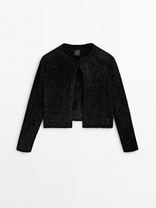 Shimmer Faux Fur Jacket - Studio offers at 649 Dhs in Massimo Dutti