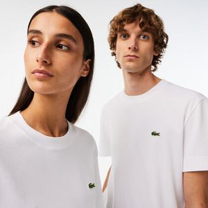 Unisex Crew Neck Organic Cotton T-shirt offers at 255 Dhs in Lacoste