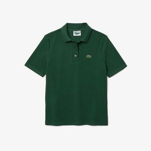 Women’s Lacoste Regular Fit Striped Organic Cotton Polo offers at 396 Dhs in Lacoste