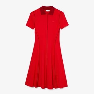 Women’s Texturised Knit Polo Skater Dress offers at 1023,75 Dhs in Lacoste