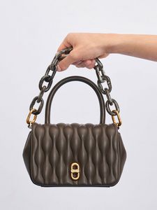 Iva Boxy Top Handle Bag               - dark moss offers at 350 Dhs in Charles & Keith