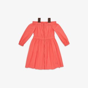 Coral gabardine junior dress offers at 3850 Dhs in Fendi