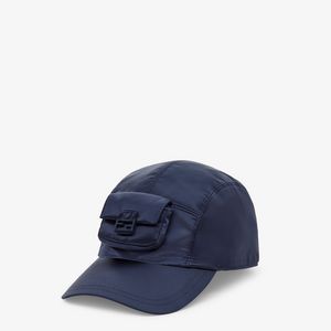 Blue nylon baseball cap offers at 3290 Dhs in Fendi