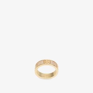Gold-coloured ring offers at 1250 Dhs in Fendi