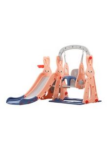 Plastic Swing And Slide Set, Rabbit 140x110x143cm offers at 220 Dhs in Noon