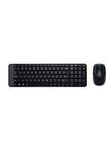 MK220 Compact Wireless Keyboard and Mouse Combo for Windows, 2.4 GHz Wireless with Unifying USB-Receiver, 24 Month Battery, Compatible with PC, Laptop English/Arabic Layout Black offers at 58 Dhs in Noon