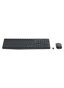 MK235 Wireless Keyboard And Mouse Combo, 2.4 Ghz, English/ Arabic Grey offers at 69 Dhs in Noon