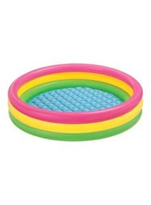 3 Ring Portable Inflatable Lightweight Compact Circular Swimming Pool 86x25cm offers at 19,9 Dhs in Noon