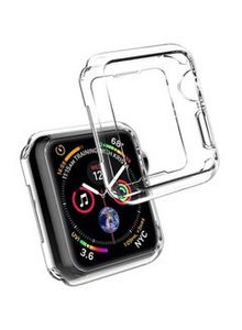 Soft TPU Protective Bumper Case Cover For Apple Watch Series 4 44mm Clear offers at 9,95 Dhs in Noon