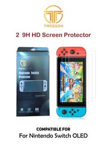 3-Piece Tempered Glass 9H HD Screen Protector For Nintendo Switch OLED offers at 39 Dhs in Noon