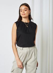 Shoulder Pad Detailed Top Black offers at 33 Dhs in Noon