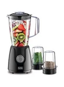 Blender with Grinder Mill and Chopper 1.5 L 400.0 W BX440-B5 Black offers at 112,95 Dhs in Noon