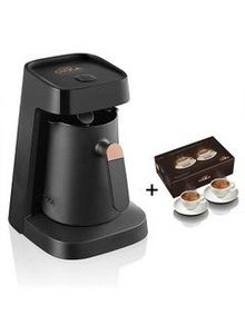 Electric Turkish Coffee Maker with 2 coffee cups OK0013-X-3 Black offers at 179 Dhs in Noon