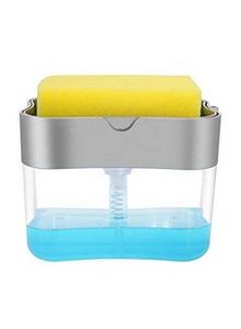 Soap Pump Dispenser And Sponge Holder For Kitchen Multicolor offers at 10,95 Dhs in Noon