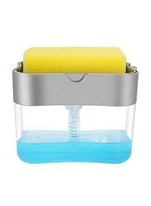 Soap Pump Dispenser And Sponge Holder For Kitchen Multicolor offers at 10,5 Dhs in Noon