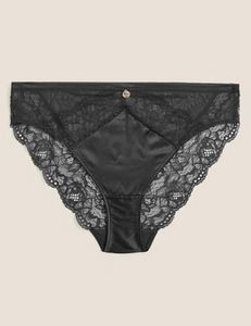 Silk & Lace High Leg Knickers offers at 89 Dhs in Marks & Spencer