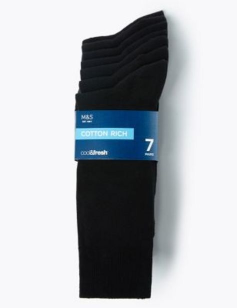 7pk Cool & Fresh™ Socks offers at 69 Dhs in Marks & Spencer