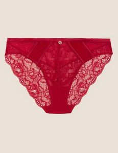 Pleat & Lace High Leg Knickers offers at 85 Dhs in Marks & Spencer