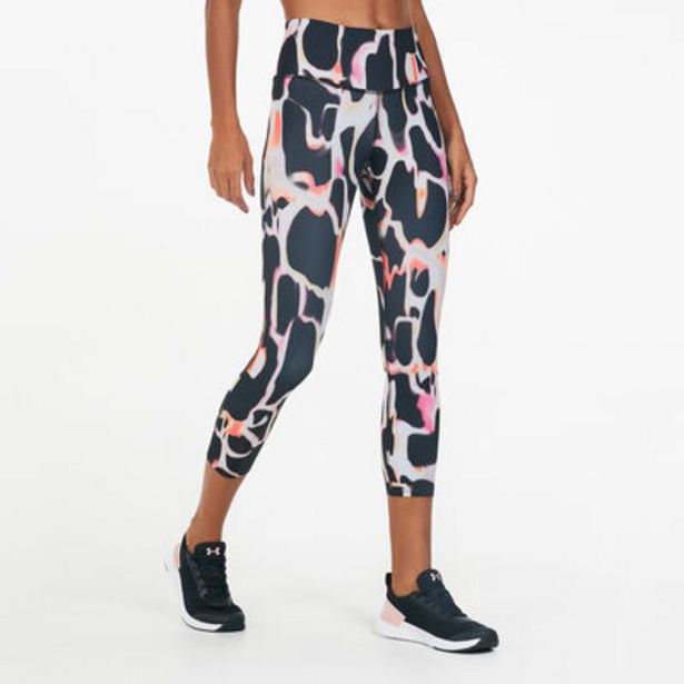 Women's UA RUSH™ Electric Printed Crop Leggings offers at 126 Dhs in Sun & Sand Sports