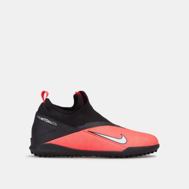 Kids' Phantom Vision 2 Academy Dynamic Fit Turf Ground Football Shoe (Older Kids) offers at 237 Dhs in Sun & Sand Sports