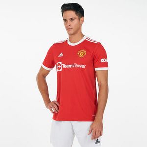 Men's Manchester United Home Jersey - 2021/22 offers at 321 Dhs in Sun & Sand Sports