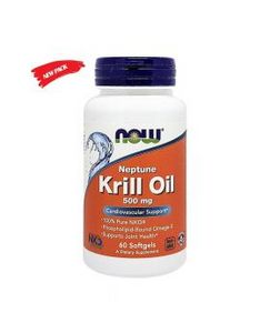Now Neptune Krill Oil 500mg Softgels For Cardiovascular Support, Pack of 60's offers at 80,28 Dhs in Aster Pharmacy