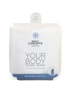 Daily Concepts Your Body Towel Wrap White DC22 offers at 35 Dhs in Aster Pharmacy