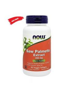 Now Saw Palmetto Extract 320mg Softgels For Men's Health & Healthy Prostate Function, Pack of 90's offers at 91,89 Dhs in Aster Pharmacy