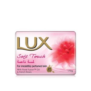 LUX soap bar soft touch 170g offers at 6,75 Dhs in Spinneys