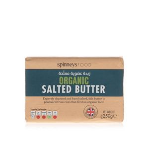 SpinneysFOOD Organic Salted Butter 250g offers at 23,75 Dhs in Spinneys