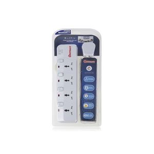 Oshtraco 4 way switched extension socket 4m offers at 78,75 Dhs in Spinneys