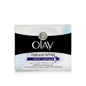 Olay Natural White night face cream 50g offers at 24,75 Dhs in Spinneys