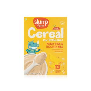 Slurrp Farm ragi rice mango cereal 200g offers at 30,5 Dhs in Spinneys