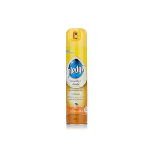 Pledge orange furniture polish 300ml offers at 16,25 Dhs in Spinneys