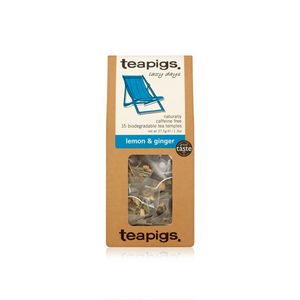 Teapigs lemon and ginger 37.5g offers at 31,25 Dhs in Spinneys