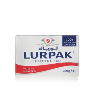 Lurpak unsalted butter 200g offers at 12,75 Dhs in Spinneys