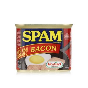 Hormel Foods Spam bacon 340g offers at 22,25 Dhs in Spinneys