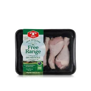 Tegel free range chicken drumsticks 400g offers at 36,75 Dhs in Spinneys