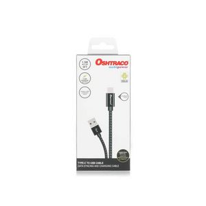 Oshtraco type C to USB charge cable 1.5m offers at 39 Dhs in Spinneys