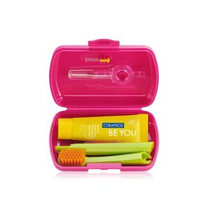Curaprox travel set dental kit in red offers at 55,25 Dhs in Spinneys