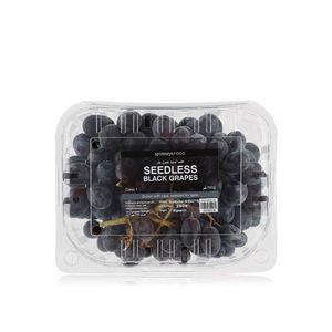 Black seedless grapes offers at 28 Dhs in Spinneys